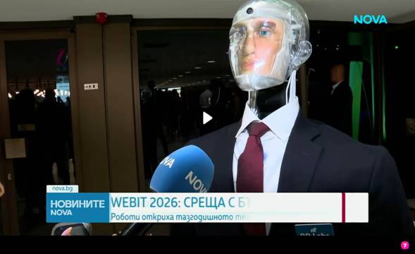 Robots opened this year's Webit 2026 technology event